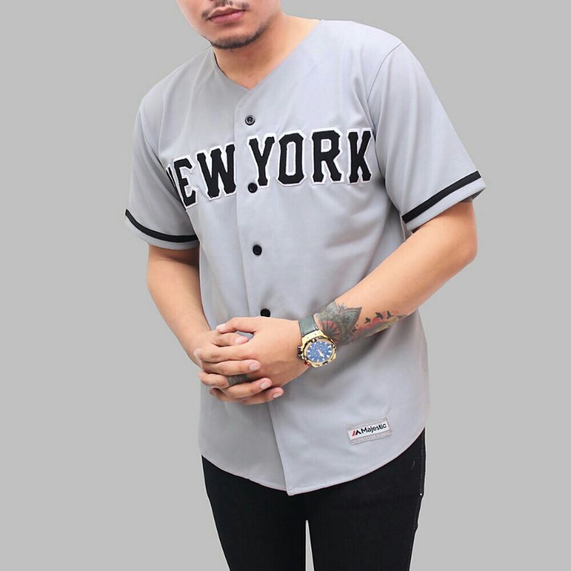 jersey baseball/baju baseball/kaos baseball pria dan wanita