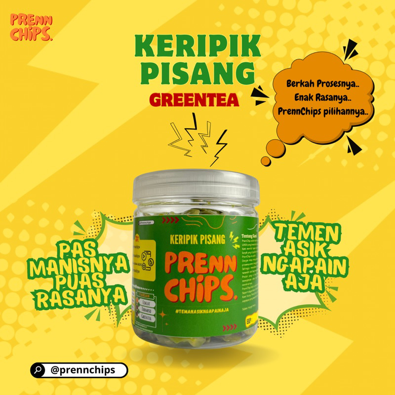 

KERIPIK PISANG LUMER BY PRENNCHIPS ISI 200gr CEMILAN RENYAH DAN ENAK