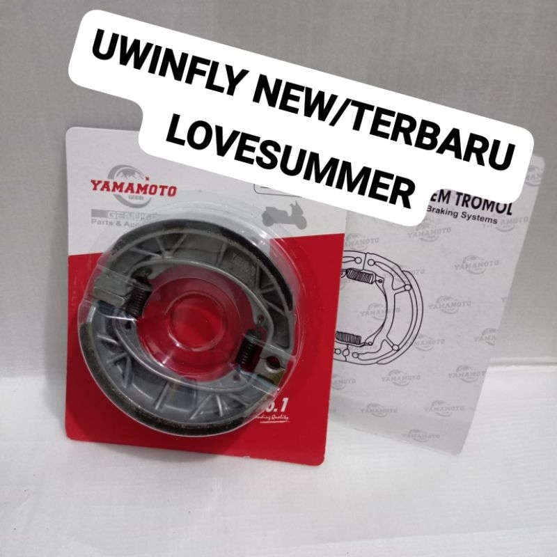 KAMPAS REM KHUSUS MOTOR LISTRIK UWINFLY LOVE SUMMER NEW
