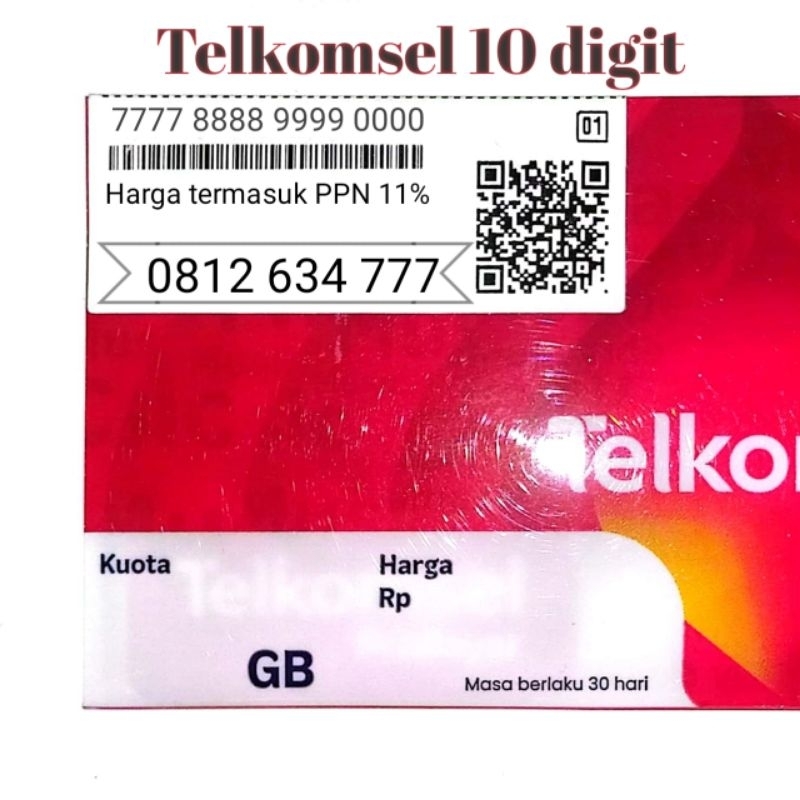 Nomor Cantik Telkomsel 10 Digit - Nomor Cantik 10 Digit Triple ekor 222 / 444 / 666 / 777