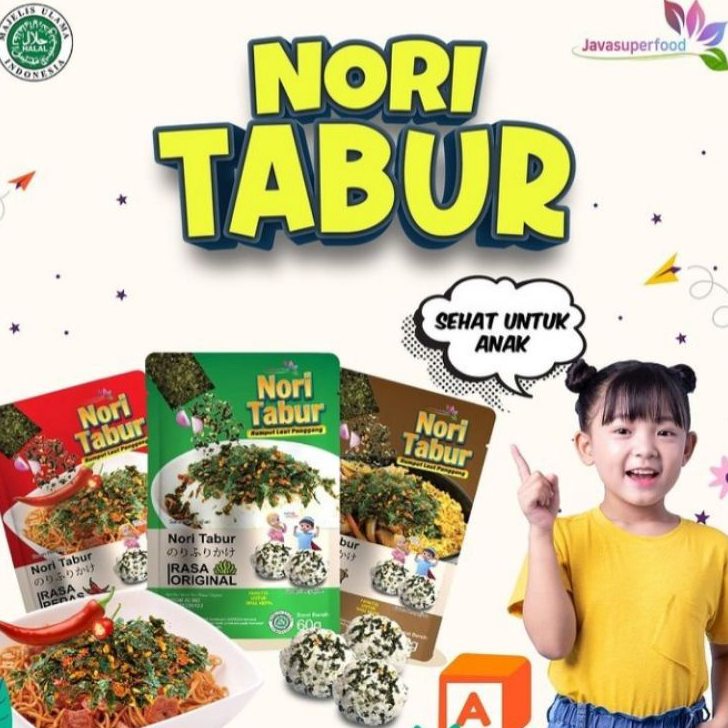 

FSYR1614 [PROMO SALE!!!] NORI TABUR RUMPUT PANGGANG 60 GRAM JAVA SUPER FOOD