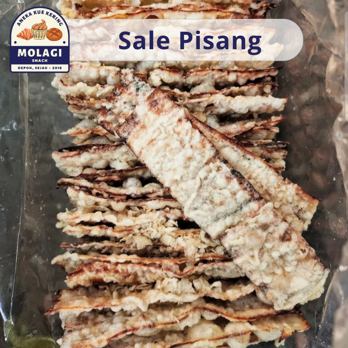 

Keripik Pisang Sale Lidah / Kripik Pisang Sale 250 Gram - Molagi Snack