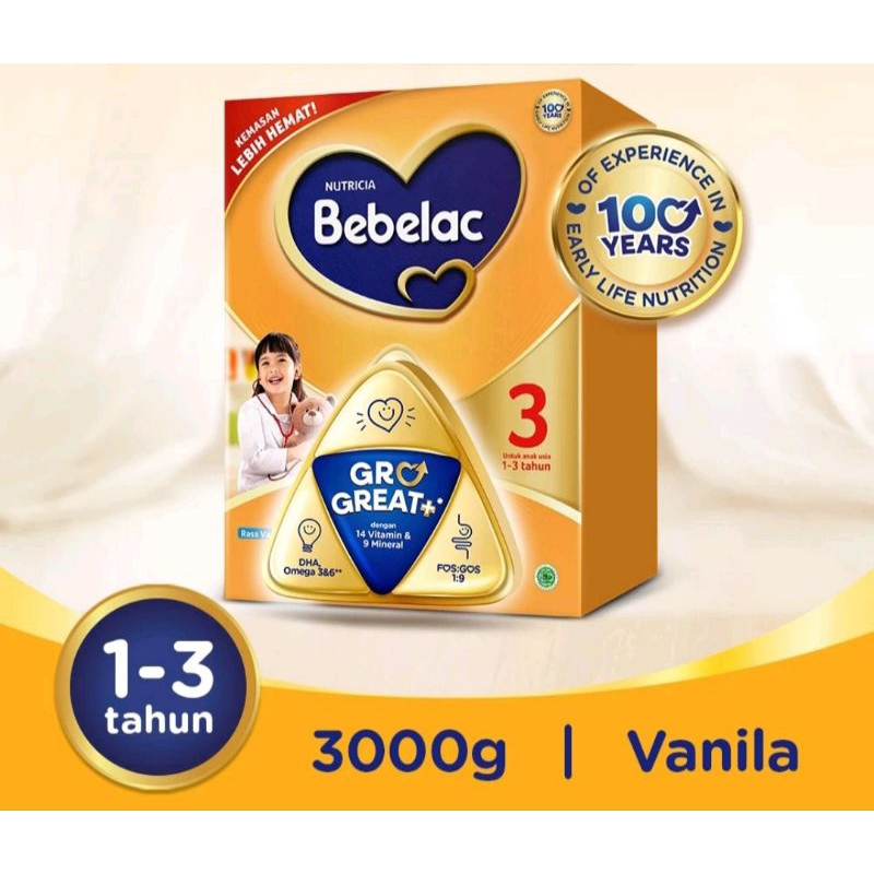 Bebelac 3 vanilla 3000gr