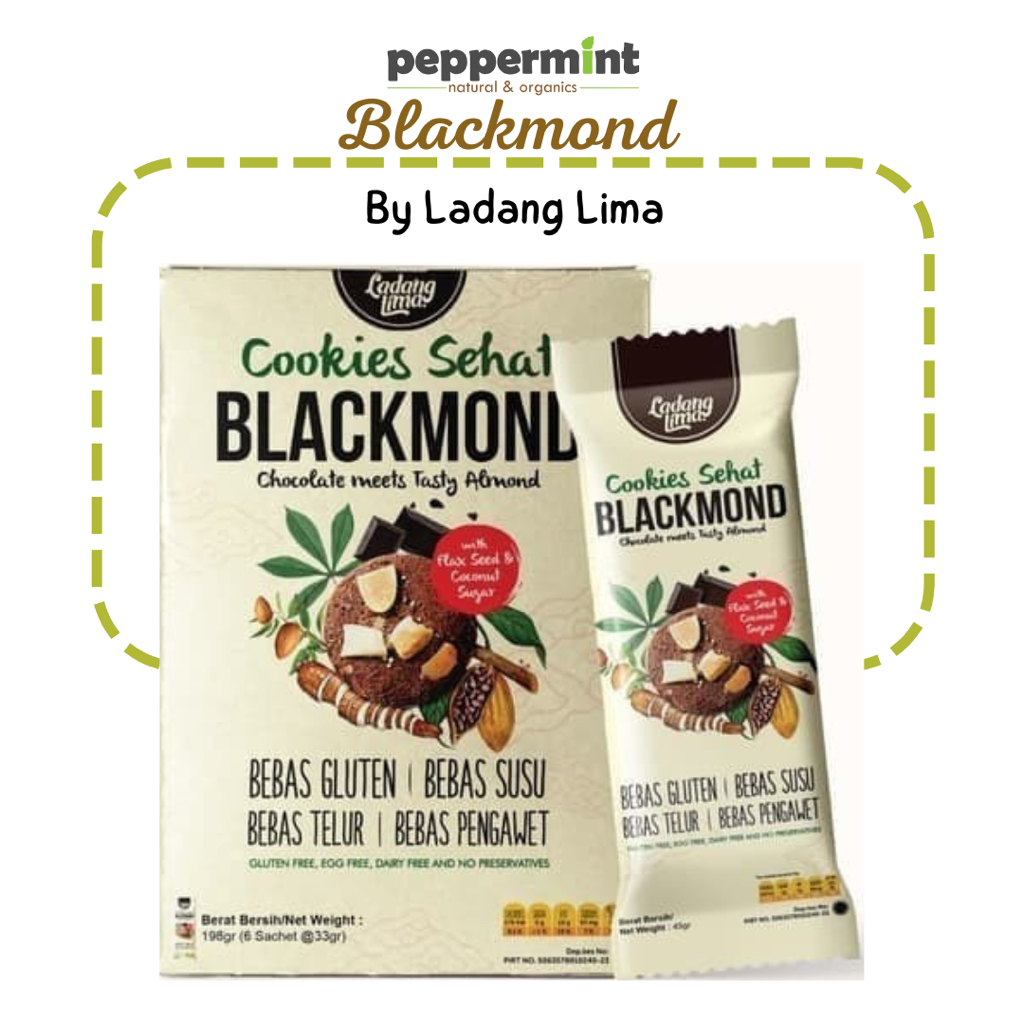 

Ladang Lima Blackmond Sachet (33 gram) / Cemilan Sehat