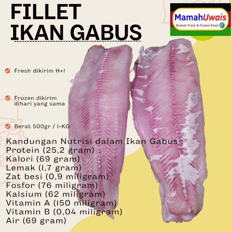 

Fillet Ikan Gabus Frozen 500gr