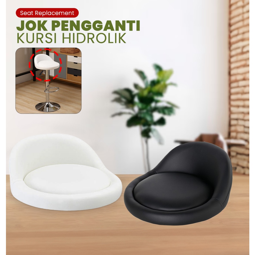 Jok Kursi Dudukan Kursi Bar Jok Bulat Busa Tebal Bahan Kulit Sintetis