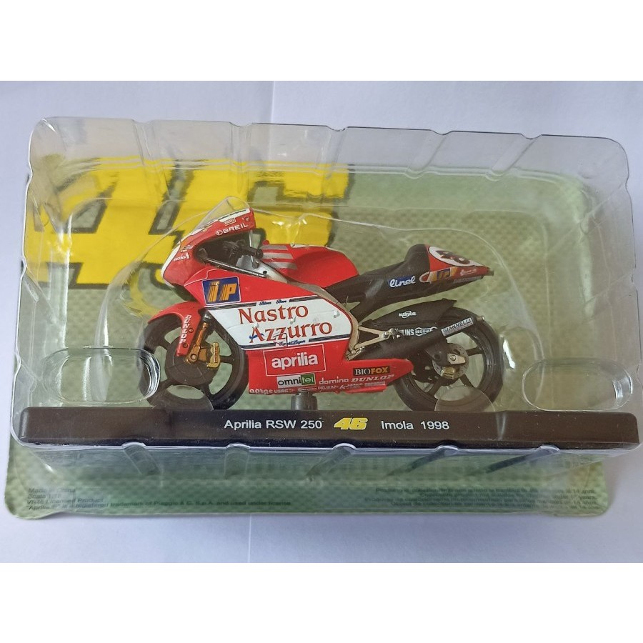 Diecast MotoGP imola 1998 46 Valentino Rossi Aprilia RSW 250 miniatur motor balap murah