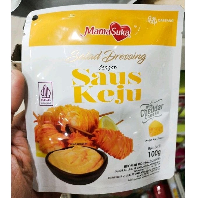 

Mama Suka Mayonais Salad Dressing dengan saus keju