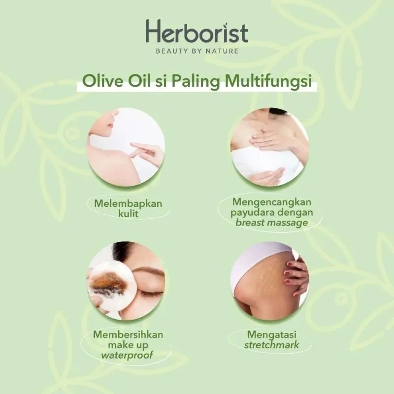 HERBORIST OLIVE OIL // MINYAK ZAITUN // NADHA GROSIR AA SKINCARE