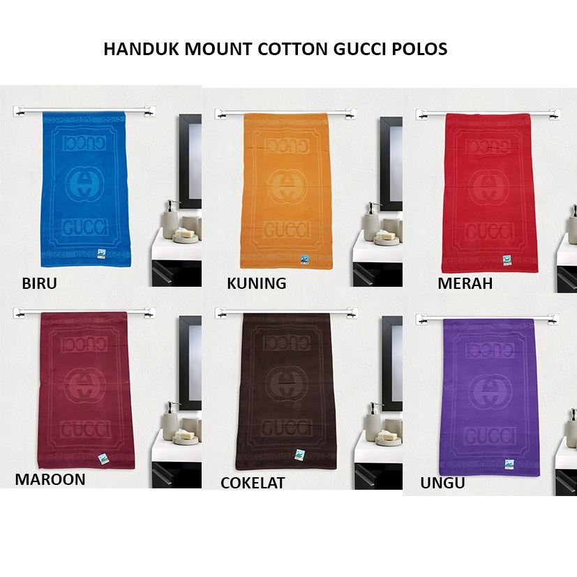 Handuk Mandi Mount Cotton Gucci Polos