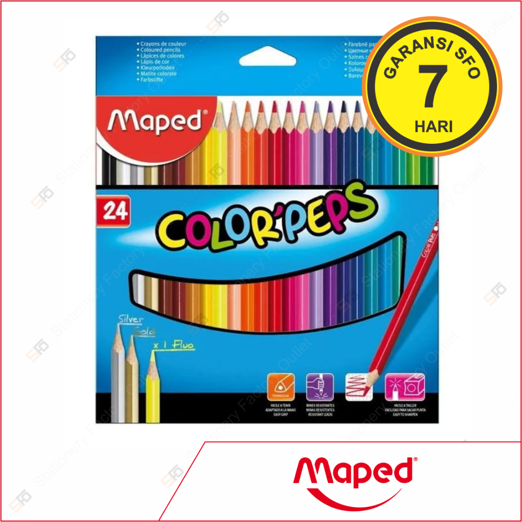 

Crayon Oil Pastel Maped isi 24