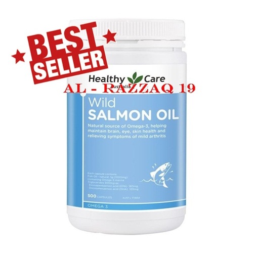 Healthy Care Wild Salmon Oil 1000mg 500 Caps