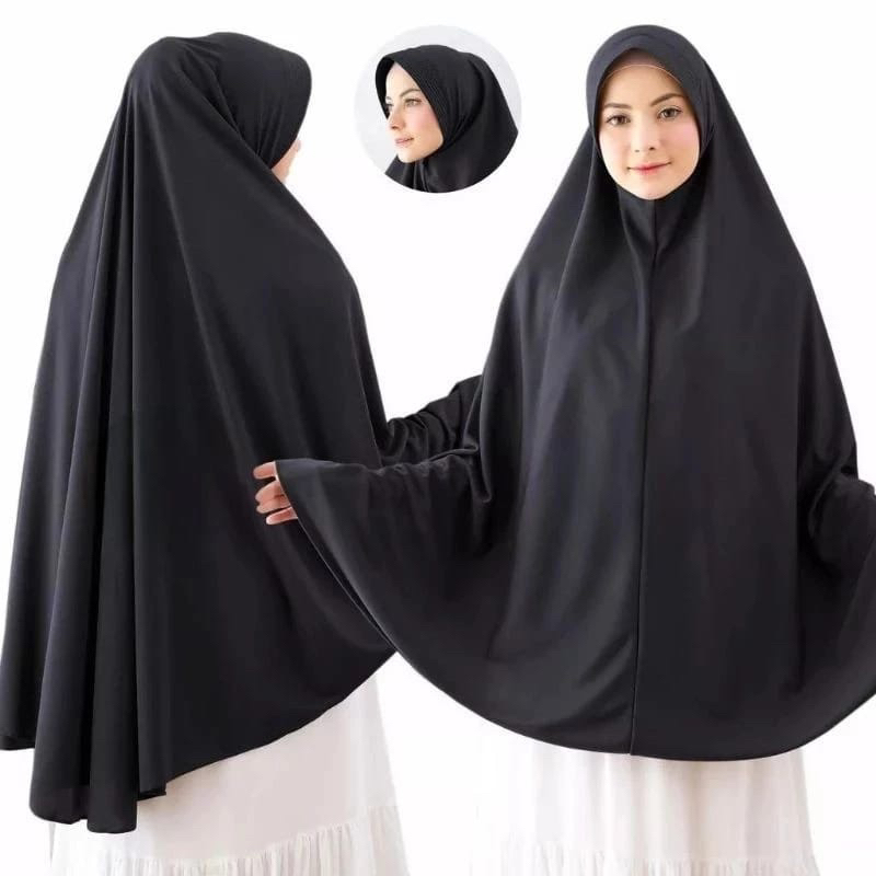 jilbab jumbo syar’i/hijab jumbo xxxl/hijab mukenah/jersy xxxl/khimar jumbo jersy