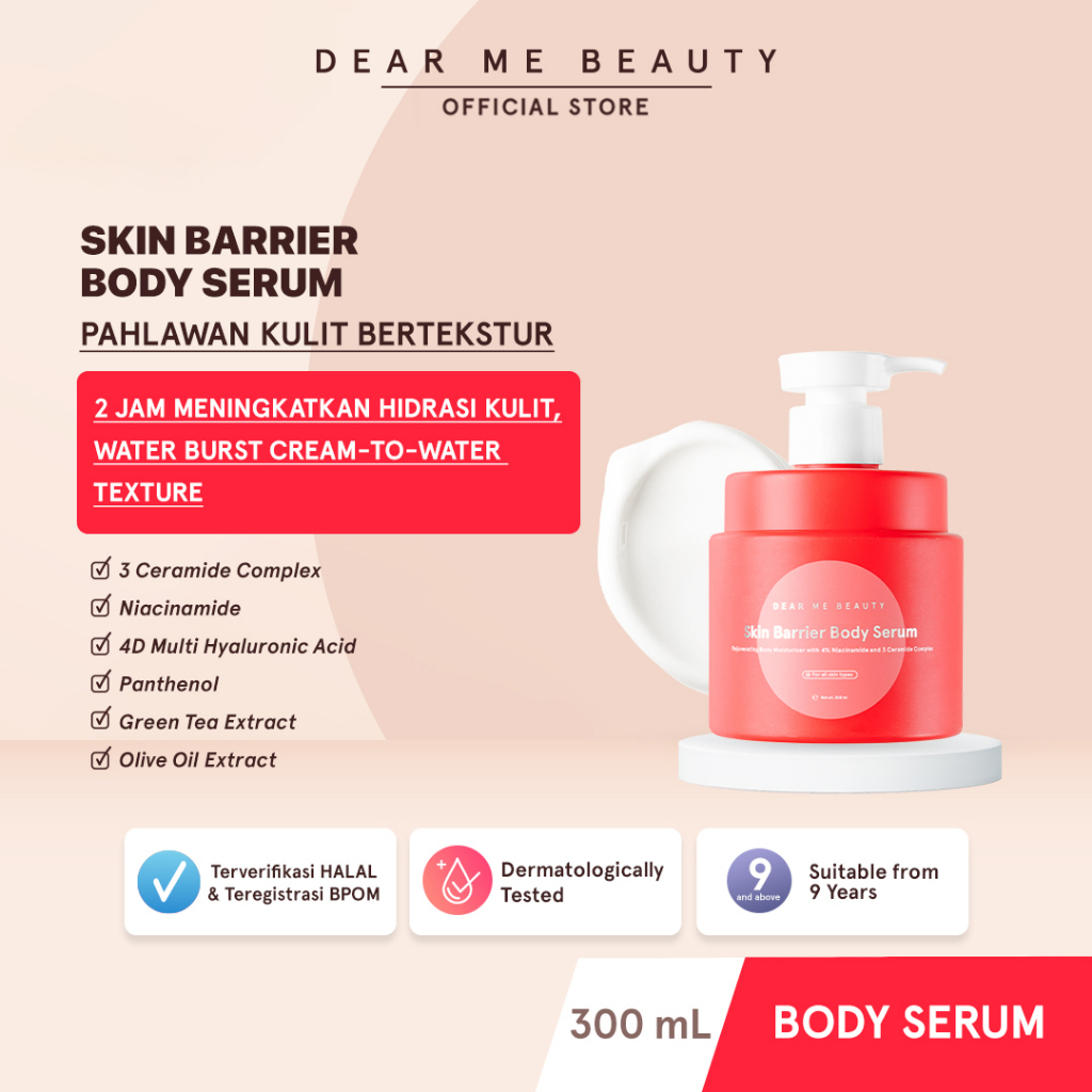 Dear Me Beauty Skin Barrier Body Serum 300ml