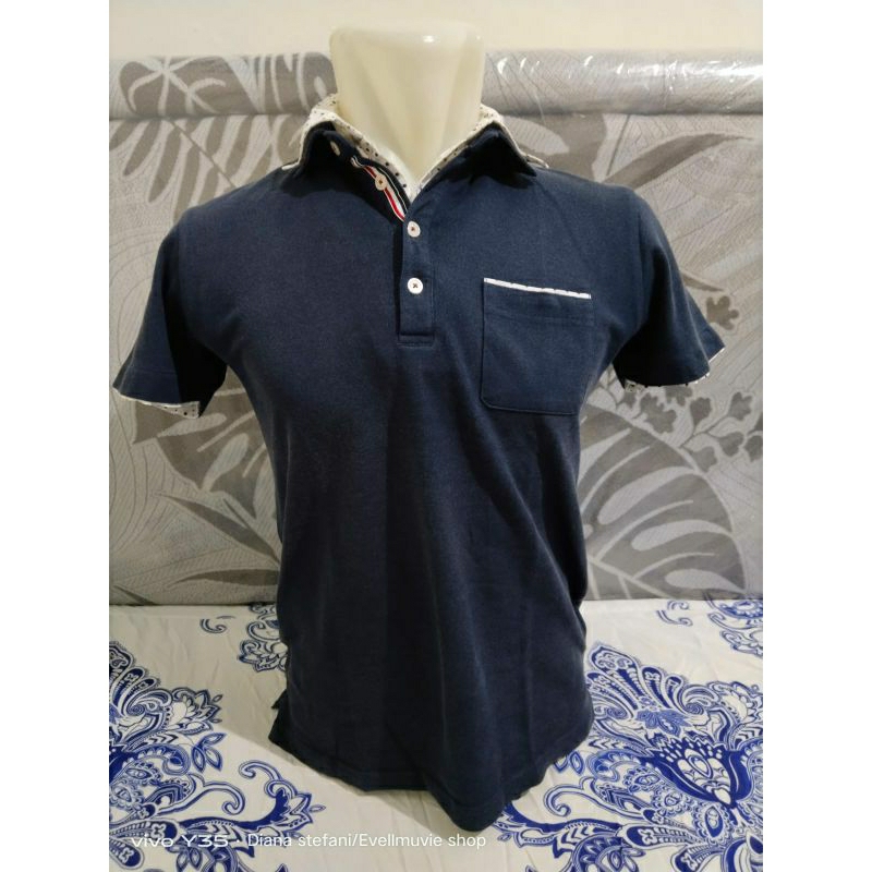 kaos kerah pria korea