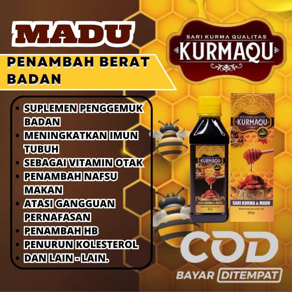 

Sirup Madu KURMAQU Madu Kesehatan Obat Penambah Berat Badan, Obat Penambah Nafsu Makan, Suplemen Vitamin Otak, Obat Penambah HB Darah, Penurun Kolesterol Tinggi, Atasi Gangguan Pencernaan, Meningkatkan Imun Tubuh