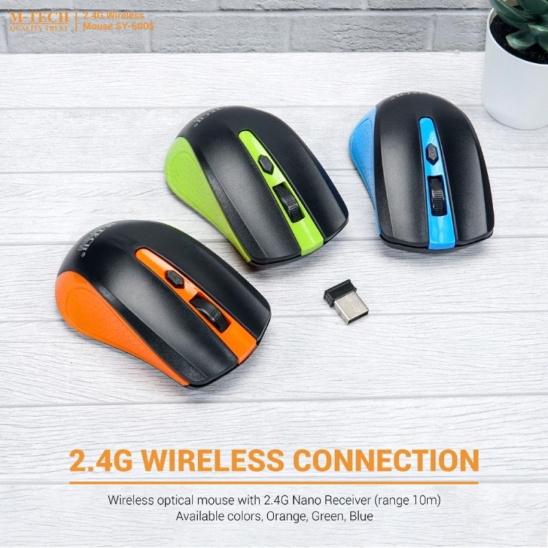MOUSE WIRELESS M-TECH