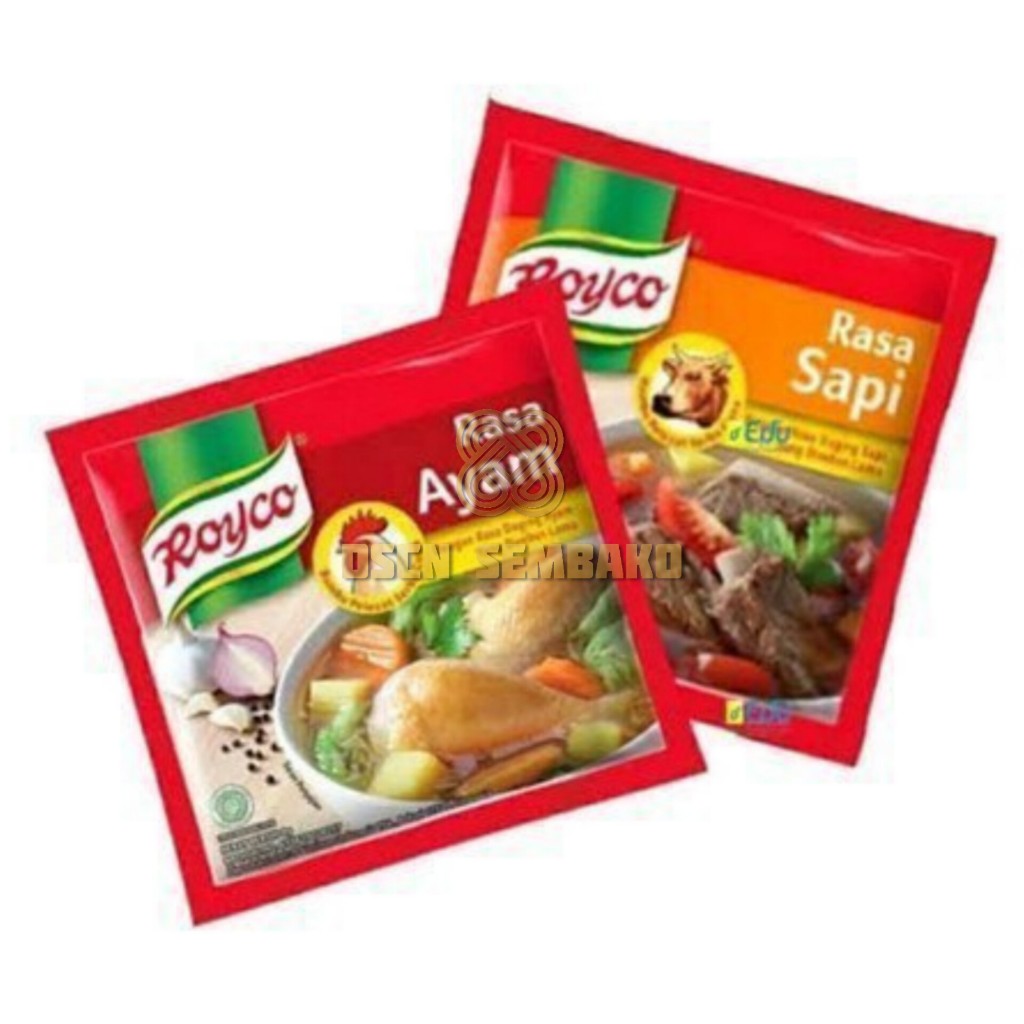 

Bumbu masak royco ayam dan sapi saset renceng 10 gram