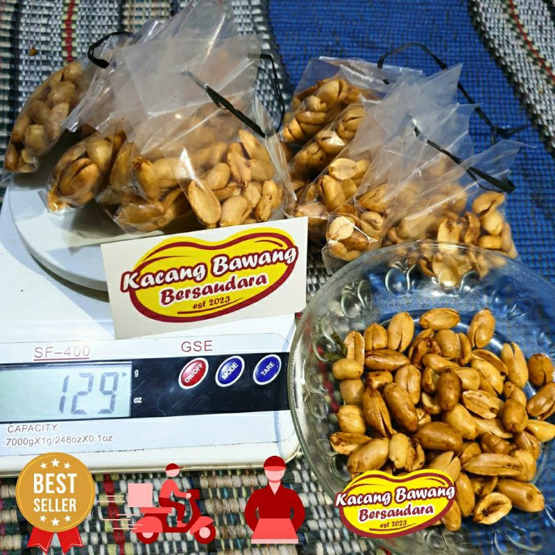 

kacang bawang bersaudara kemasan renceng isi 10//kacang bawang//kacang goreng murah