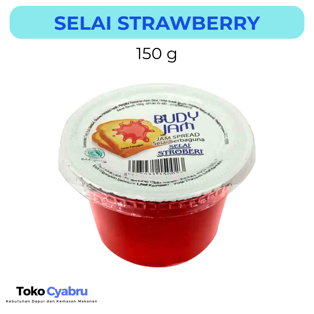 

Selai Strawberry Serbaguna Budy Jam 150 g