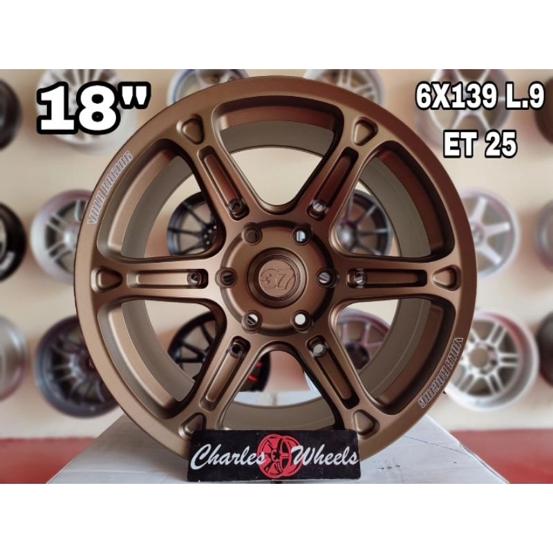 VELG BARU TE37 DURA RING 18 BRONZE