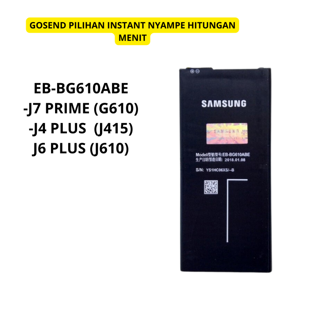 Batre Baterai Battery Samsung J7 Prime J6 Plus J610 J4 Plus J415 - j7prime