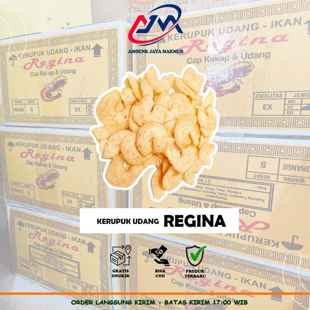 

Kerupuk Udang-Ikan Regina 1 Dus