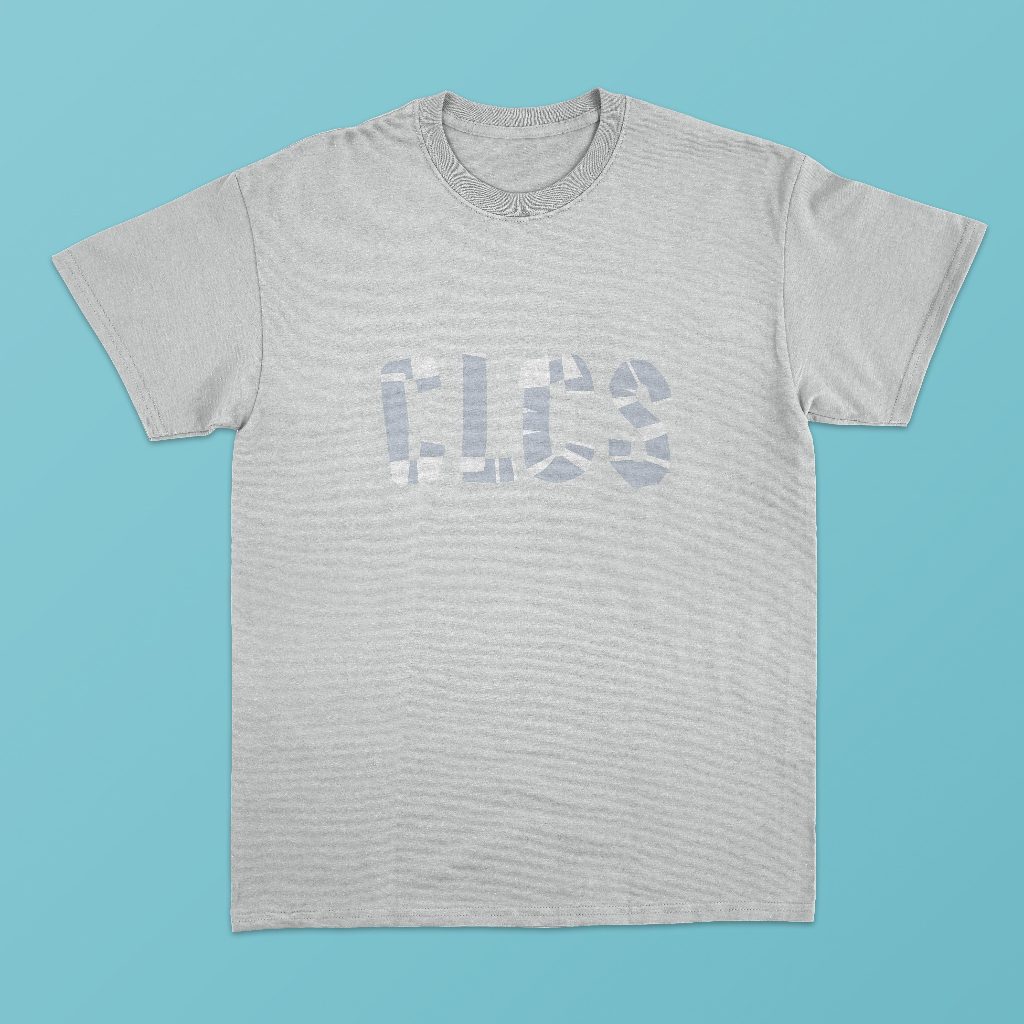 Baju kaos distro Celcius CLCS plaster abu