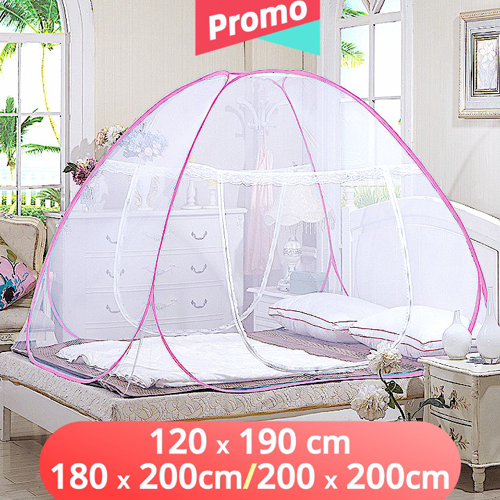 Serba Murah KELAMBU MURAH BERKUALITAS TINGGI 120X190CM / 180X200CM / 200X200CM Ready stock