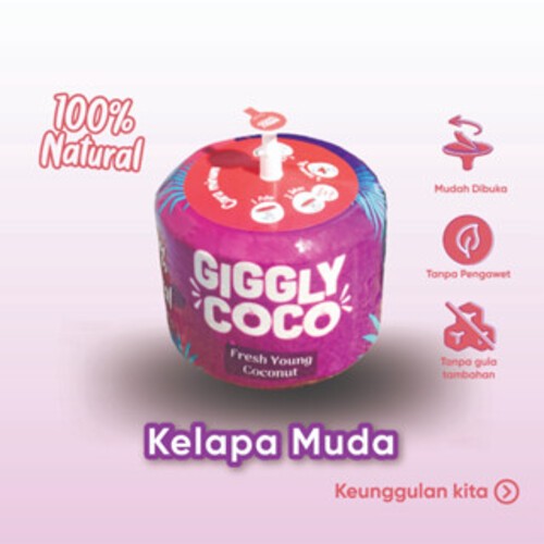 

Giggly Coco - Young Coco (Kelapa Muda) isi 3 buah