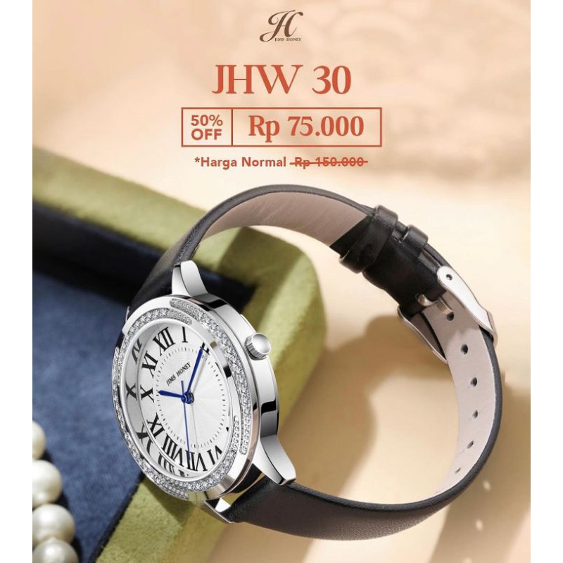 JIMS HONEY JAM TANGAN WANITA TALI KECIL KODE JHW 30