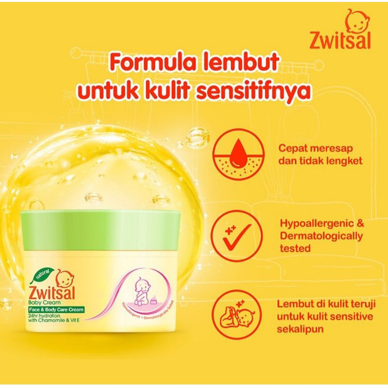 Zwitsal baby cream (face & care cream)