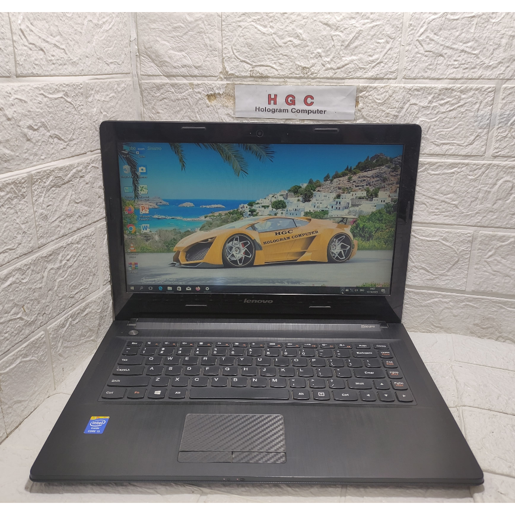Laptop Murah Lenovo G40-70 Core i3 Gen 4 Ram 8 GB SSD 128GB Slim Mulus