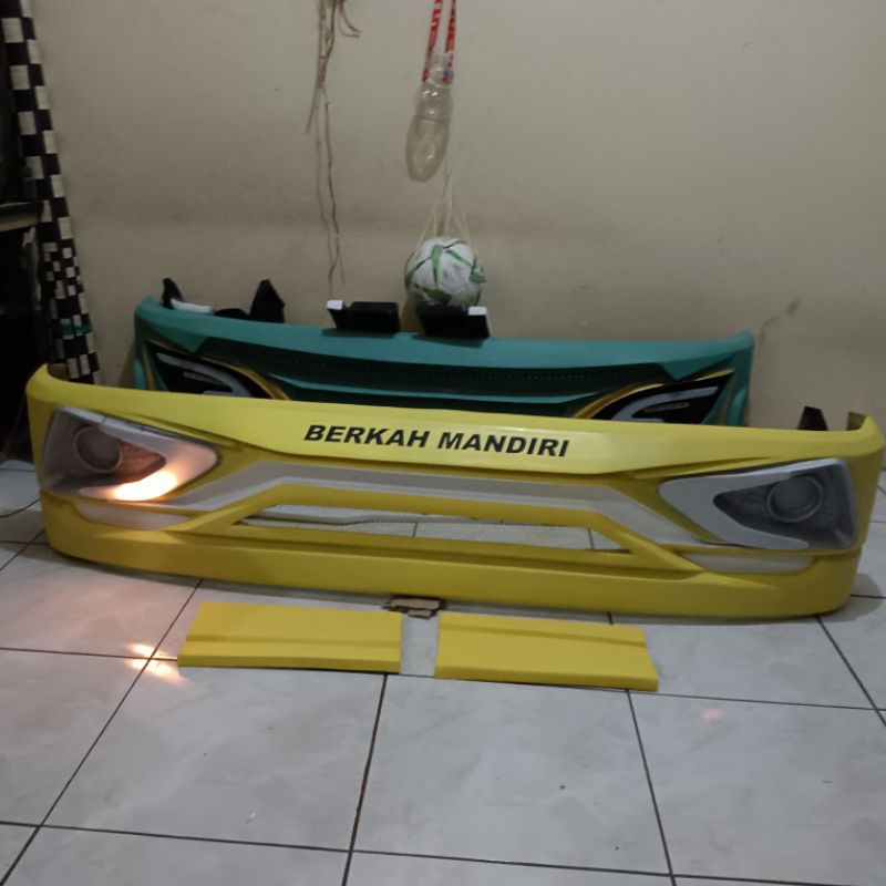 bemper jetbus plus lampu nya bisa buat canter, ragasa, dyna, elf