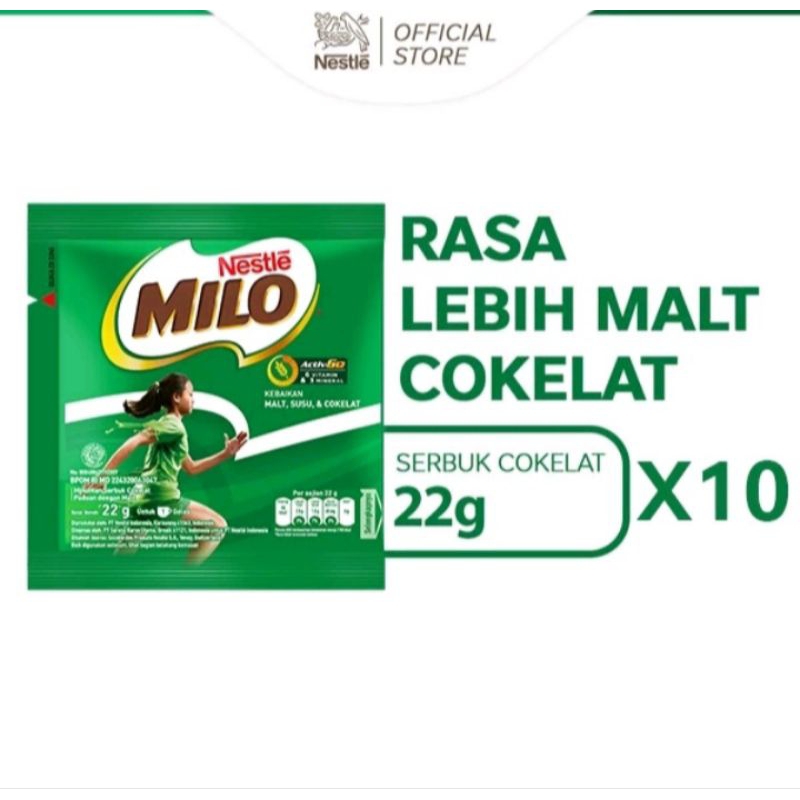 

Milo Active Go-Sachet 22gr isi 10+1pcs