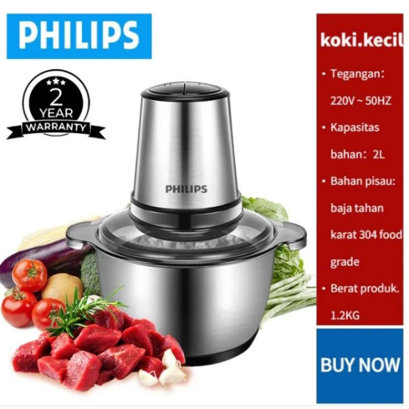 Chopper Philips Penggiling daging serbaguna food processor