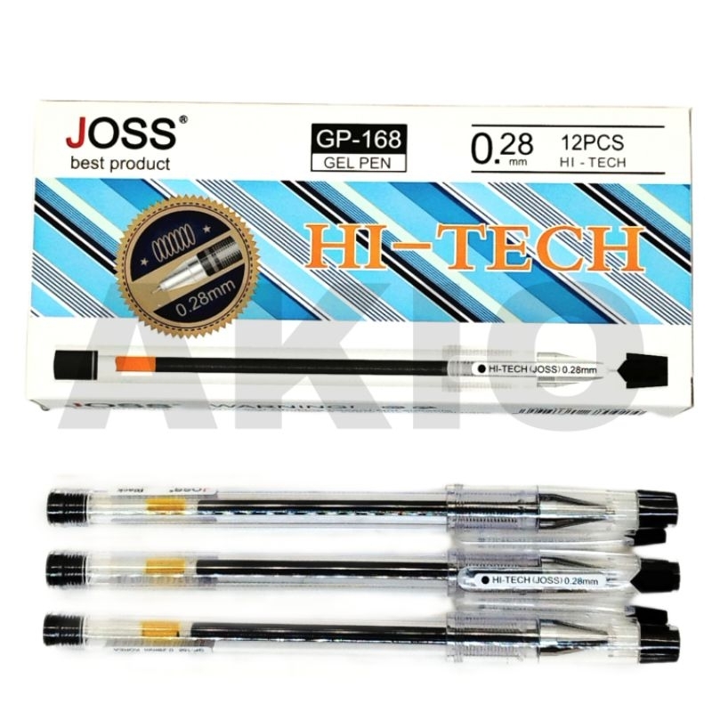 

Bolpoin Gel HI-TECH JOSS 0.28 mm GP-168 Pulpen Ballpoint Bolpen Pena Murah