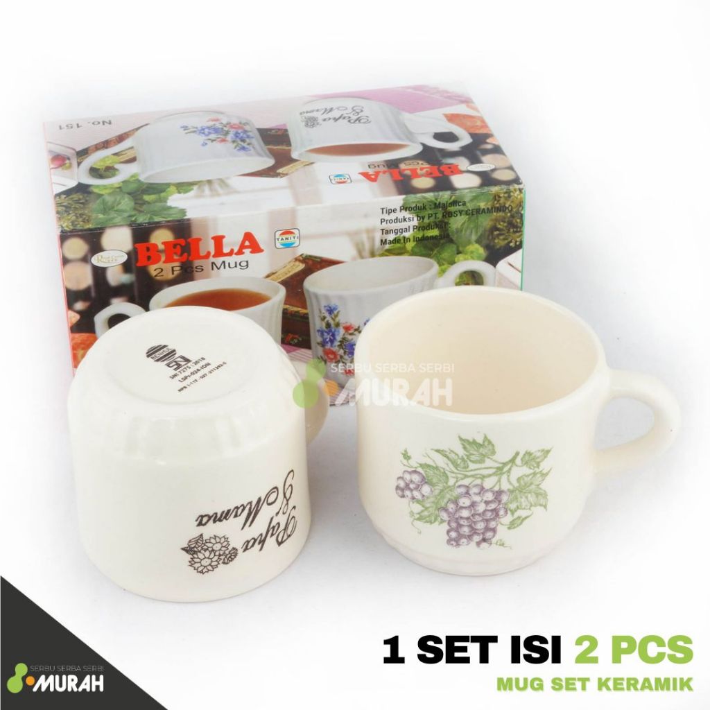 SERBU MURAH - SET 2 PCS - Mug Couple Bella - Mug Couple LOVE MAMA PAPA - Mug Couple Mug Set - Unique