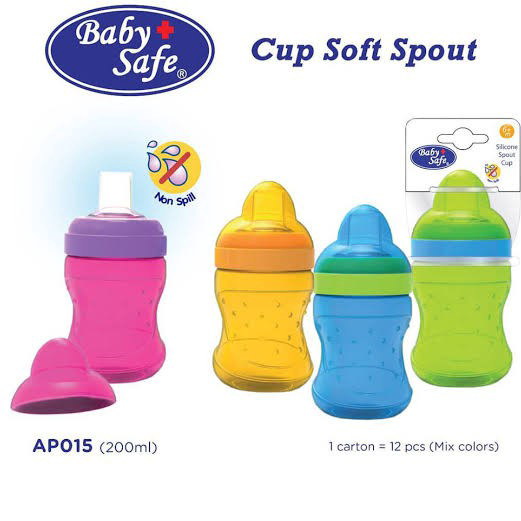 ➧✾ GELAS BAYI TRAINING CUP SIPPY CUP GELAS CUCUPAN BOTOL DOT SILIKON Cup Soft Spout Baby Safe AP015