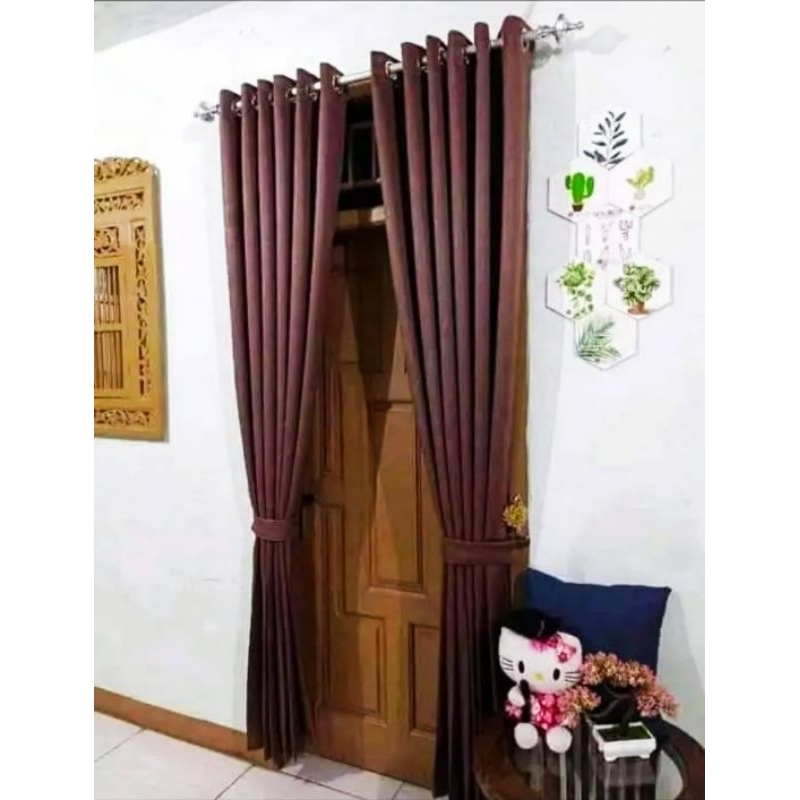 gorden mewah elegan pintu gorden pintu dan jendela ukuran 2m