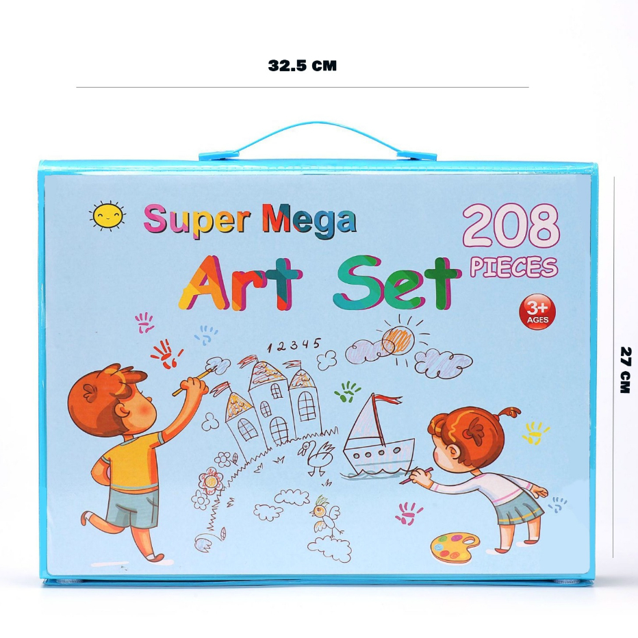 

Baru Alat Lukis Set Crayon Anak Pengasah 208pcs Set Alat Menggambar Melukis Anak-anak Crayon Cat Air Pensil Serba Murah