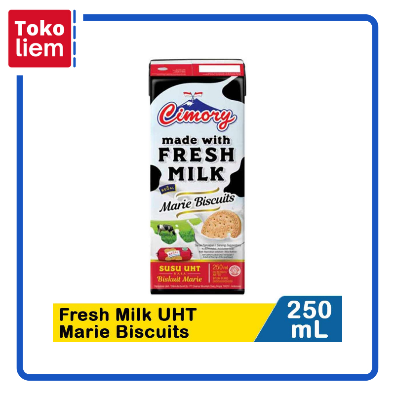 

Cimory Fresh Milk Uht Marie Biscuits 250mL