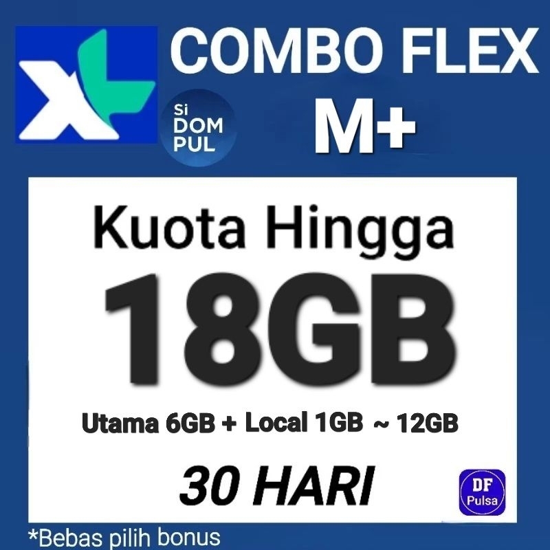 PAKET DATA INTERNET XL XTRA COMBO FLEX M+