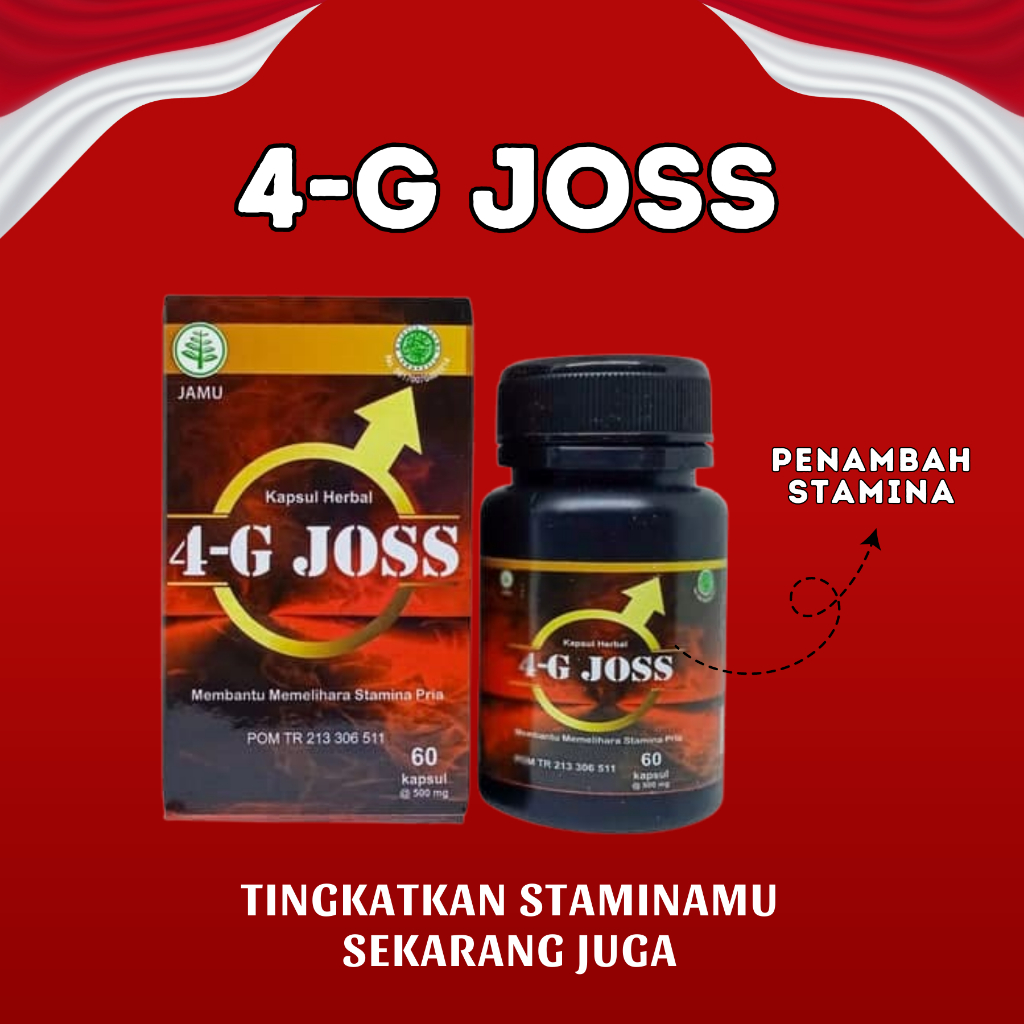 4G JOSS IMUNITAS PRIA TAHAN LAMA DISKON SAMPE 60% SUPLEMEN HERBAL IMUNITAS PRIA ( 10 Kapsul )