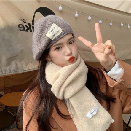 winter Shawl / Syal Leher Musim Dingin Wanita