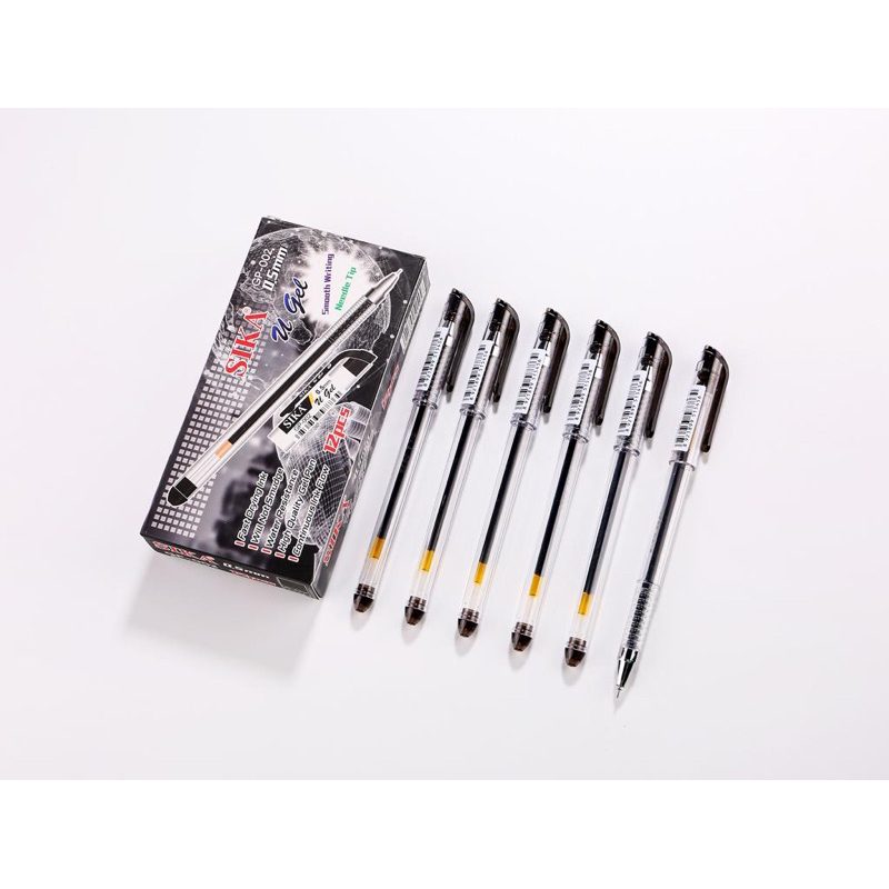 

[1LS = 12PCS] PEN GEL MURAH SIKA EASY GEL 0.5MM GP-002