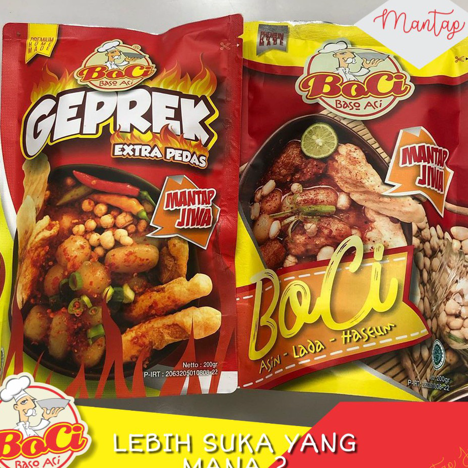 

Ready Stock Boci baso aci mantap jiwa Kirim Langsung