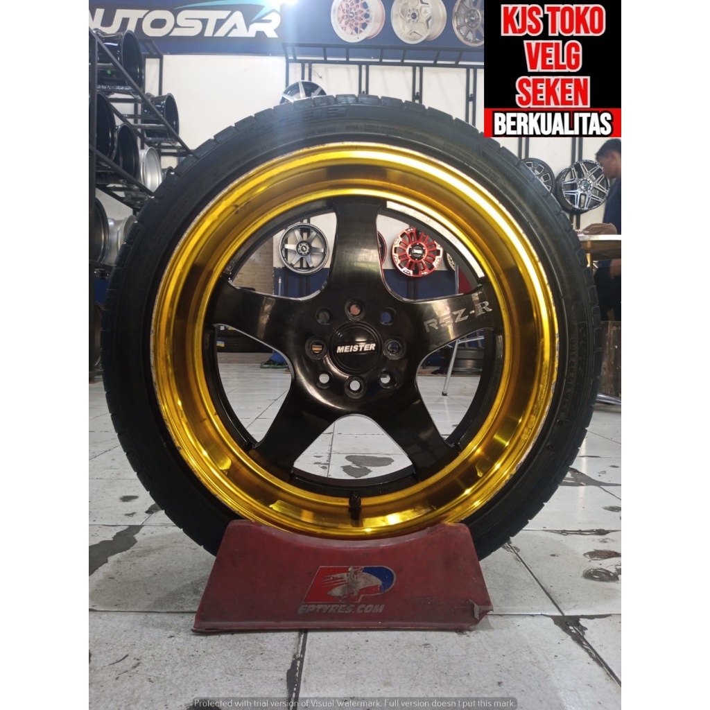 MENJUAL VELG RACING SECOND TERMURAH BERKUALITAS BUAT MOBIL YARIS HONDA JAZZ FRED XENIA GRAND LIVINA 