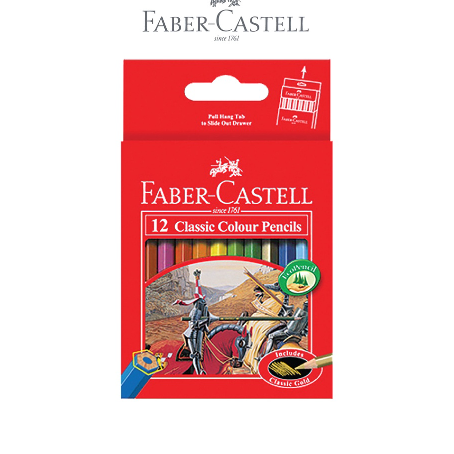 

➡✡✼ Faber-Castell Classic Colour Pencils 12S