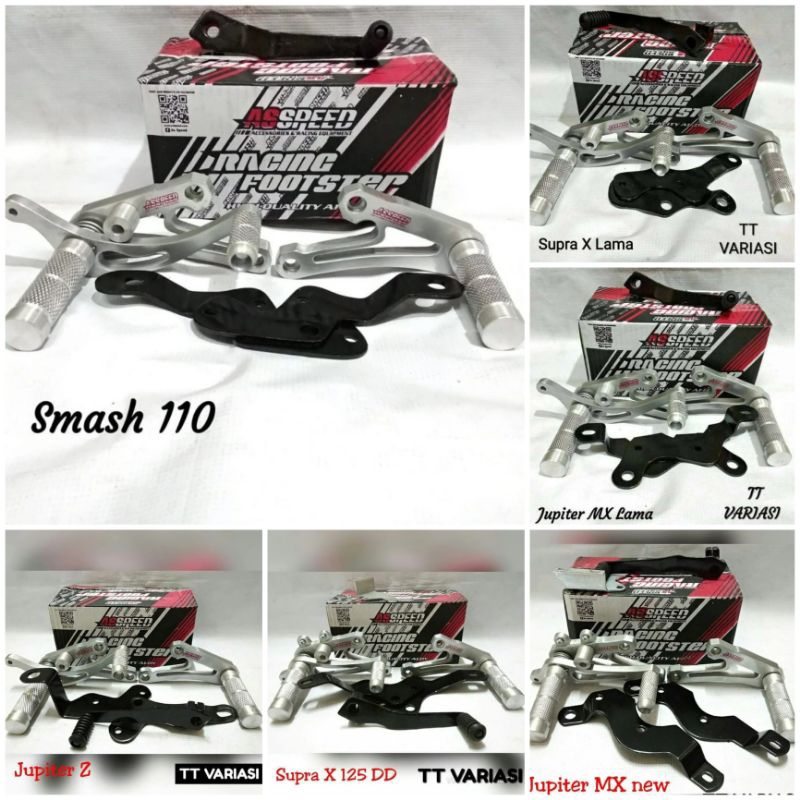 Footstep underbone AS SPEED Ready Motor Supra X Karisma Supra x125 dd Jupiter z Fizr Shogun Rx King 